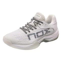 NOX AT10 Lux Padel Shoe Women - White, Grey -Tennis Serie Store 00000000 0 8