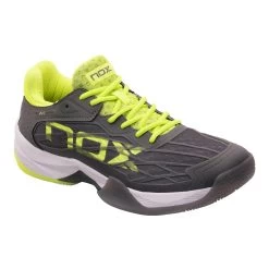 NOX AT10 Lux Padel Shoe Men - Grey, Neon Yellow -Tennis Serie Store 00001000 000 1