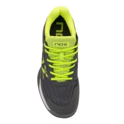 NOX AT10 Lux Padel Shoe Men - Grey, Neon Yellow -Tennis Serie Store 00001000 0 4 2