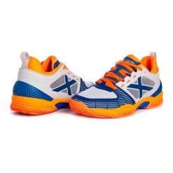Munich Atomik 7 Padel Shoe Women - White, Orange -Tennis Serie Store 00001000 0 7