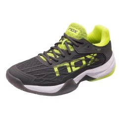 NOX AT10 Lux Padel Shoe Men - Grey, Neon Yellow -Tennis Serie Store 00001000 0 8