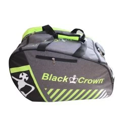 BLACK CROWN Work Padel Racket Bag - Grey, Lime
