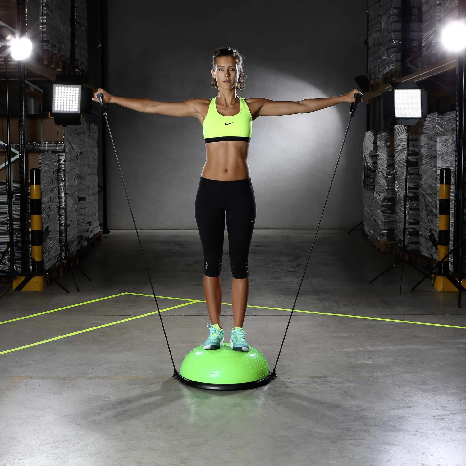 Balance Ball - Green, Black 4 Balance Ball - Green, Black - Image 2