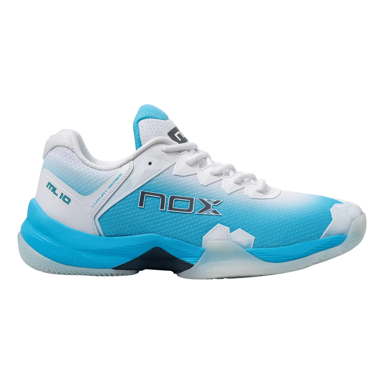 NOX ML10 Hexa Padel Shoe Women - White, Light Blue 3 NOX ML10 Hexa Padel Shoe Women - White, Light Blue