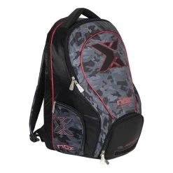 NOX Camu Backpack Padel Sports Bag - Black, Neon Red