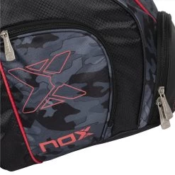 NOX Camu Backpack Padel Sports Bag - Black, Neon Red -Tennis Serie Store 0002300000 10