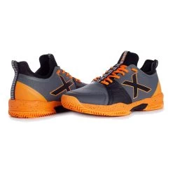 Munich Oxygen Padel Shoe Men - Grey, Orange -Tennis Serie Store 00026000 10