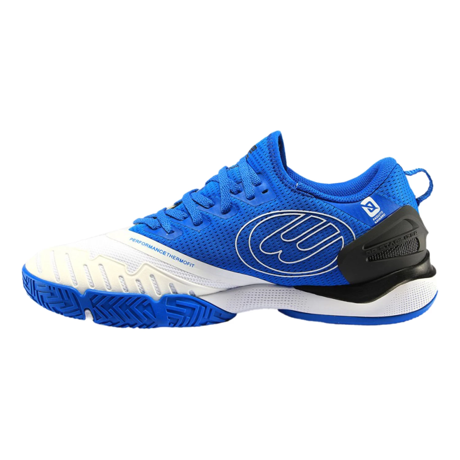 BULLPADEL Hack Hybrid Fly 22V Padel Shoe Men - White, Black 4 BULLPADEL Hack Hybrid Fly 22V Padel Shoe Men - White, Black - Image 2