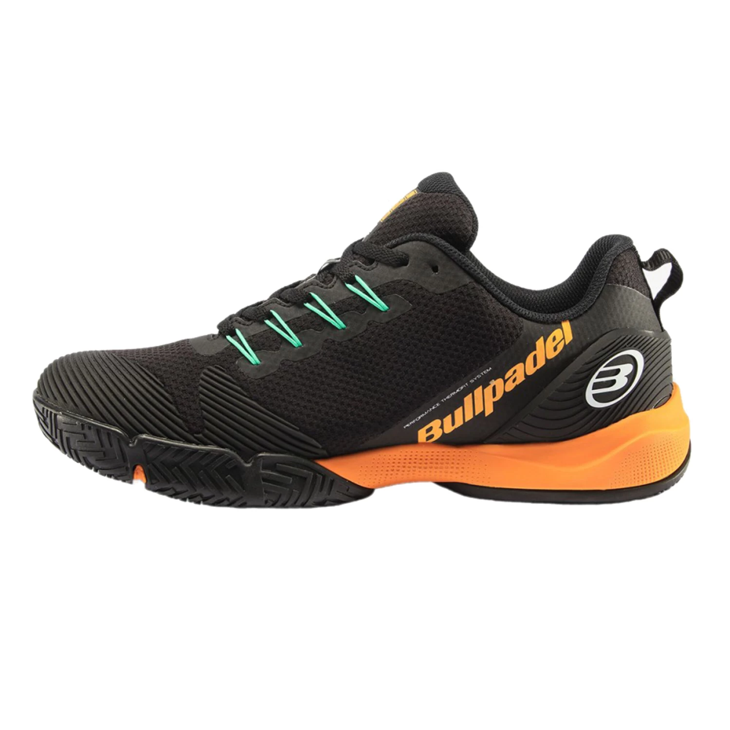 BULLPADEL Vertex Hybrid Fly 22 V Padel Shoe Men - Black, Orange 4 BULLPADEL Vertex Hybrid Fly 22 V Padel Shoe Men - Black, Orange - Image 2