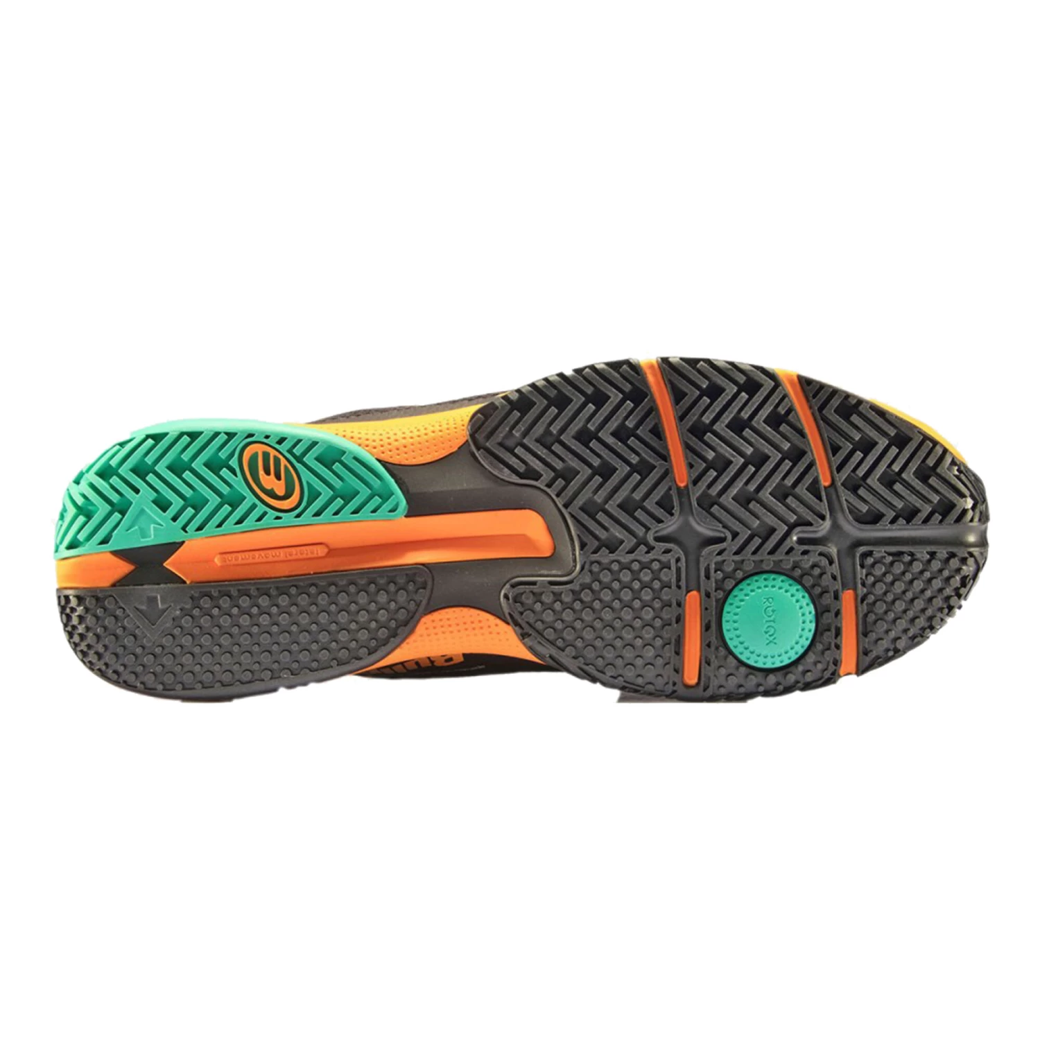 BULLPADEL Vertex Hybrid Fly 22 V Padel Shoe Men - Black, Orange 5 BULLPADEL Vertex Hybrid Fly 22 V Padel Shoe Men - Black, Orange - Image 3