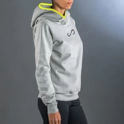 Endless Hollow Hoody Women - Lightgrey, Neon Yellow -Tennis Serie Store 00034000 15