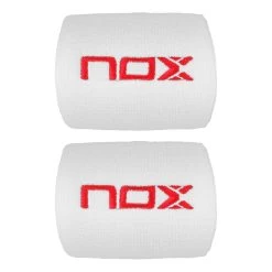 NOX Wristband 2 Pack - White, Red