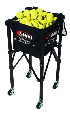 GAMMA EZ Travel Cart 150 Ball Cart With Wheels - Black -Tennis Serie Store 0003800000 11 2