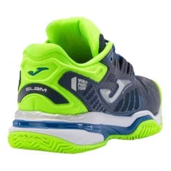 JOMA Slam Padel Shoe Kids - Dark Blue, Neon Green -Tennis Serie Store 00042000 0 2