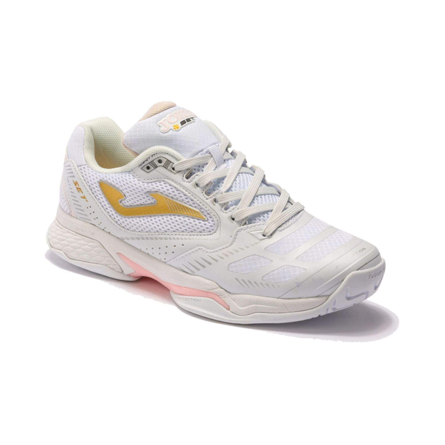 JOMA T.Set Clay Court Shoe Women - White, Gold 6 JOMA T.Set Clay Court Shoe Women - White, Gold - Image 4