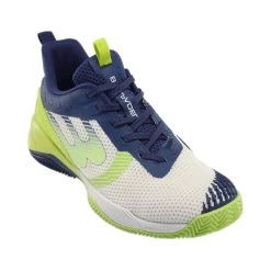 BULLPADEL Vertex Grip 22 Padel Shoe Men - White, Green -Tennis Serie Store 00046000 000