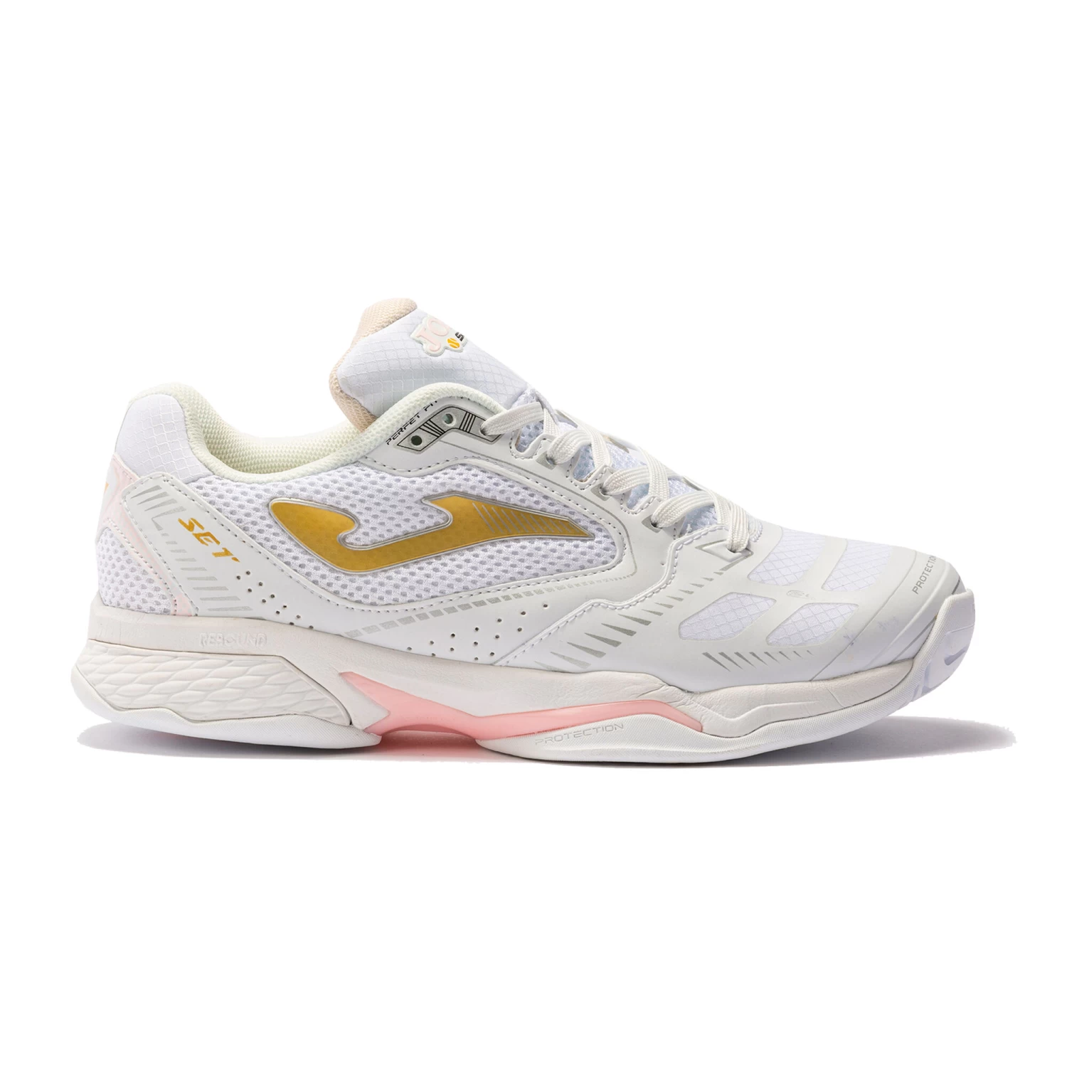 JOMA T.Set Clay Court Shoe Women - White, Gold 3 JOMA T.Set Clay Court Shoe Women - White, Gold