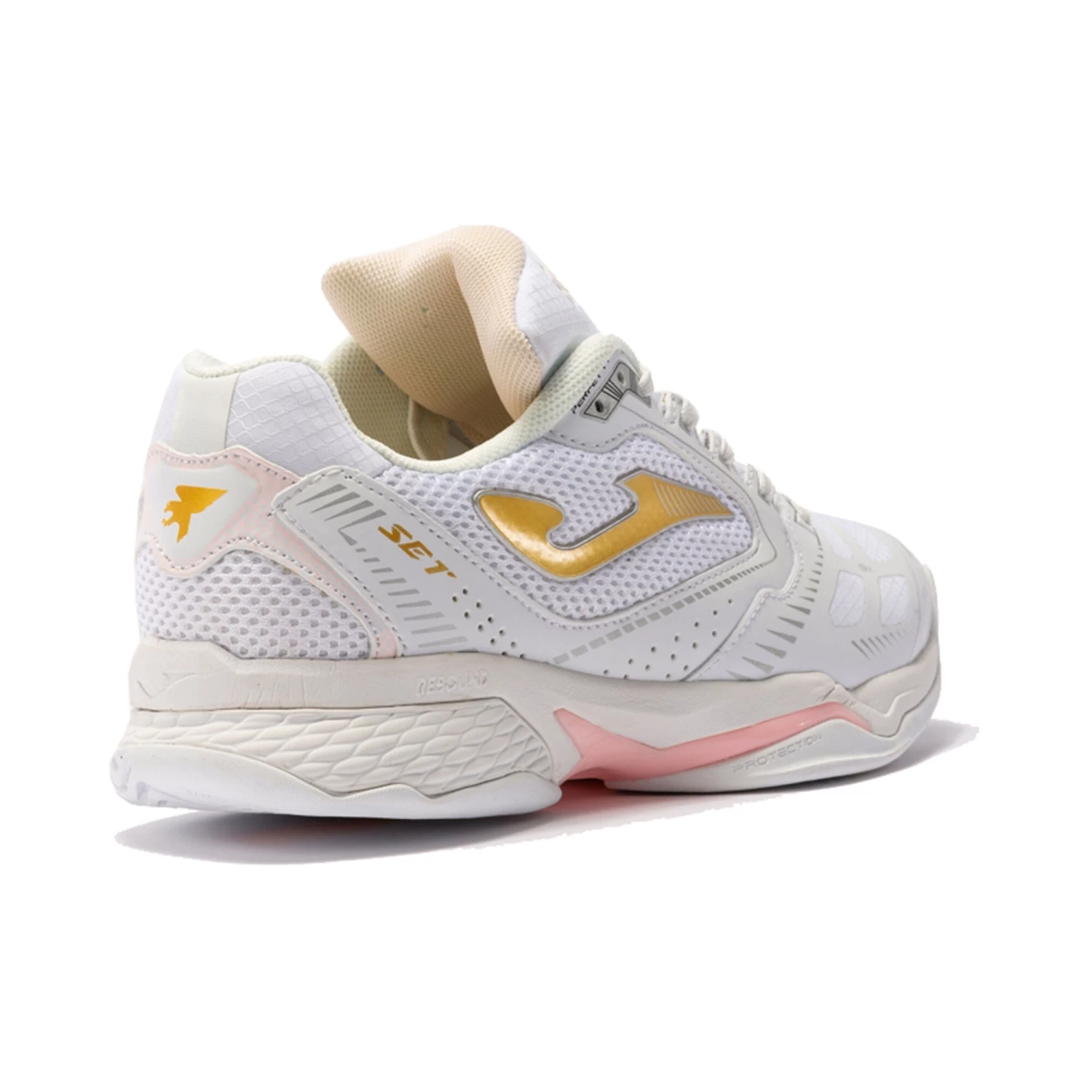 JOMA T.Set Clay Court Shoe Women - White, Gold 5 JOMA T.Set Clay Court Shoe Women - White, Gold - Image 3