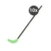 Hockey Stick 10 Pack - Black, Neon Green -Tennis Serie Store 0004800000 000 2