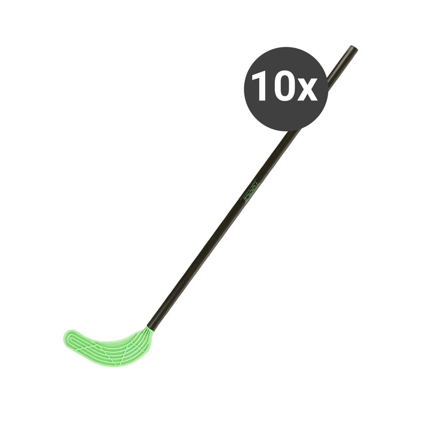 Hockey Stick 10 Pack - Black, Neon Green 3 Hockey Stick 10 Pack - Black, Neon Green