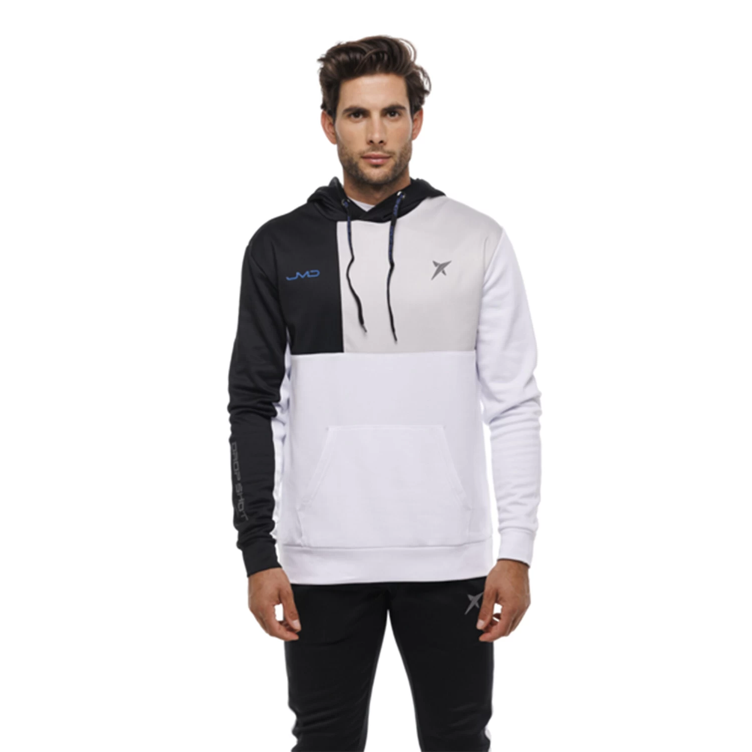 DROP SHOT Anacor JMD Hoody Men - White, Black 9 DROP SHOT Anacor JMD Hoody Men - White, Black - Image 7