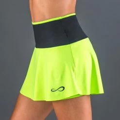 Endless Mile Skirt Women - Neon Green, Black -Tennis Serie Store 00133000 11