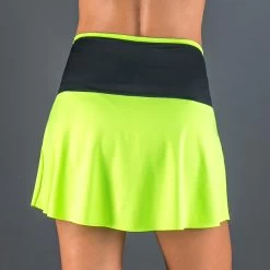 Endless Mile Skirt Women - Neon Green, Black -Tennis Serie Store 00133000 12