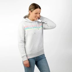 Rainbow Stripe Hoody Women - Grey, Multicoloured 12 Rainbow Stripe Hoody Women - Grey, Multicoloured -Tennis Serie Store 00134000 10