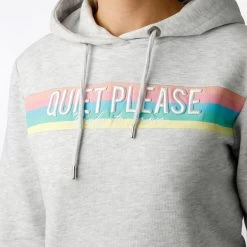 Rainbow Stripe Hoody Women - Grey, Multicoloured 14 Rainbow Stripe Hoody Women - Grey, Multicoloured -Tennis Serie Store 00134000 13