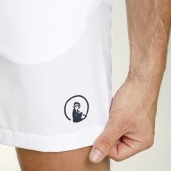 Ocean Block Stripe Smash Shorts Men - White, Blue -Tennis Serie Store 00178000 19