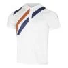 Retro Stripe Tournament Polo Men - White
