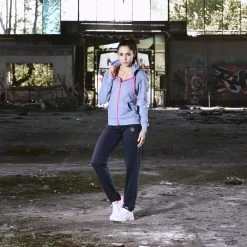 BIDI BADU Lora Basics Tracksuit Women - Lightgrey, Dark Grey -Tennis Serie Store 00267000 65
