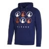 Retro Monkey Hoody Men - Dark Blue, Multicoloured -Tennis Serie Store 00293000 000