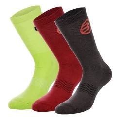 BULLPADEL BP2203 Sports Socks 3 Pack - Multicoloured