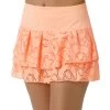 Lace Pleat Tier Skirt Women - Apricot, Orange -Tennis Serie Store 00345000 20