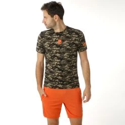 Hydrogen Tech Shorts Men - Orange, Grey -Tennis Serie Store 00382000 24
