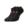 BIDI BADU Karli Tech No-Show Sports Socks 3 Pack - Black, Pink -Tennis Serie Store 00436000 000