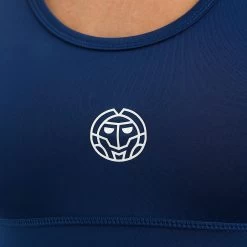 BIDI BADU Jude Tech Sports Bras Women - Dark Blue, White -Tennis Serie Store 00508000 30