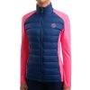 BIDI BADU Lee Tech Down Training Jacket Women - Dark Blue, Pink