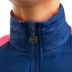 BIDI BADU Lee Tech Down Training Jacket Women - Dark Blue, Pink -Tennis Serie Store 00521000 32