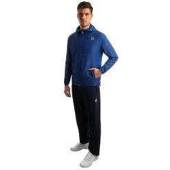 BIDI BADU Mace Tech Magic Training Jacket Men - Blue, Neon Green -Tennis Serie Store 00590000 24