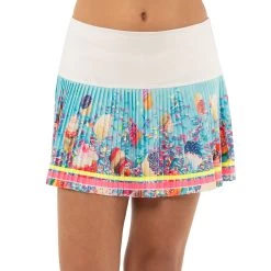 Cupcake Pleated Skirt Girls - White, Multicoloured -Tennis Serie Store 00657000 10