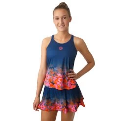 BIDI BADU Mora Tech Skirt Women - Dark Blue, Pink -Tennis Serie Store 00713000 24