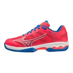 Mizuno Wave Exceed LGT Padel Shoe Women - Red, Blue -Tennis Serie Store 00715000 0 3