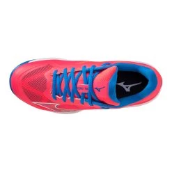 Mizuno Wave Exceed LGT Padel Shoe Women - Red, Blue -Tennis Serie Store 00715000 0 4