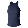 One Love Rib Tank Top Women - Dark Blue