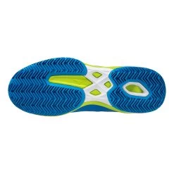 Mizuno Wave Exceed Light Padel Shoe Men - Blue, Neon Green -Tennis Serie Store 00760000 0 5