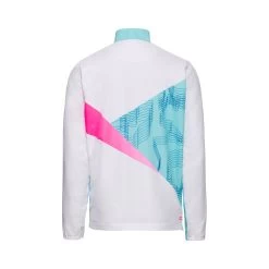 BIDI BADU Norik Tech Training Jacket Boys - White, Light Blue -Tennis Serie Store 00908000 0 2