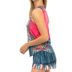 Borderline Tank Top Women - Multicoloured 8 Borderline Tank Top Women - Multicoloured -Tennis Serie Store 00964000 11