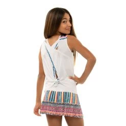 Tank Top Girls - White, Multicoloured -Tennis Serie Store 01072000 12